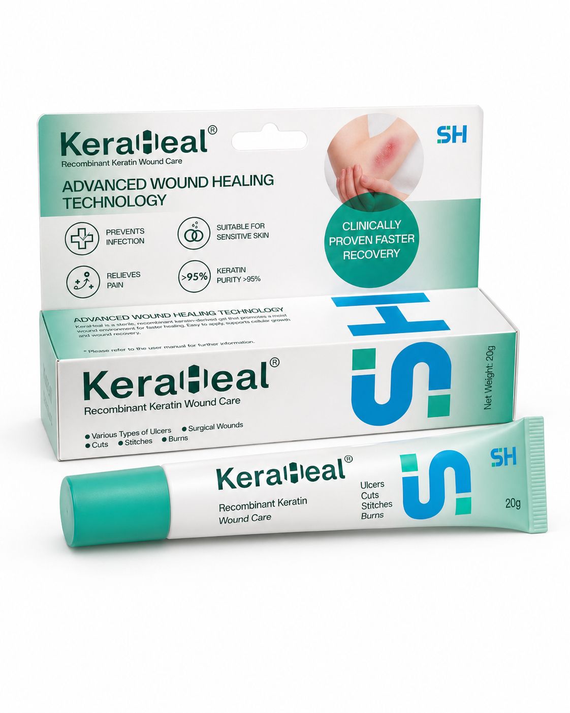 KeraHeal product box and tube